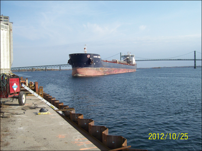 Port of Prescott Wharf Repairs, Prescott