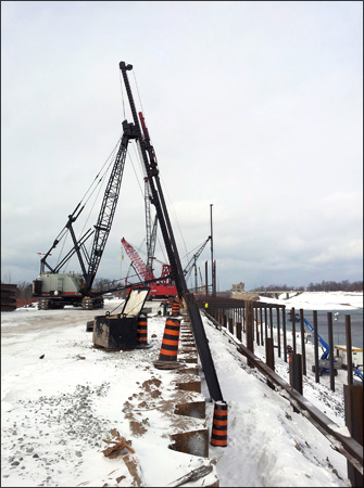St. Lawrence Seaway Wall Reconstruction, St. Catherines